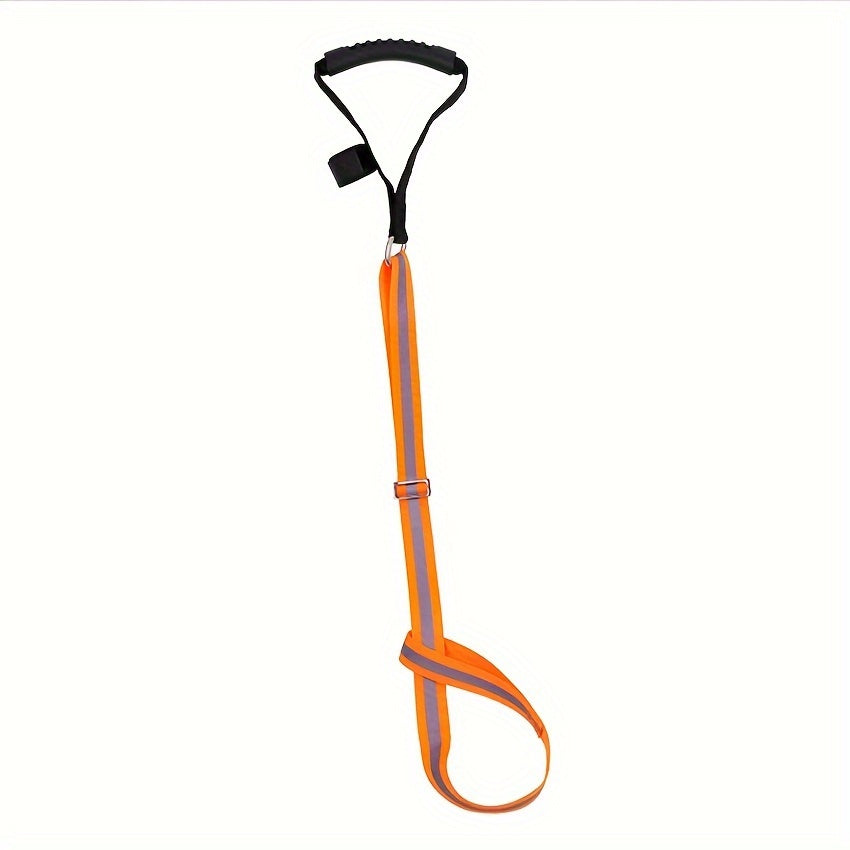 Reflective Deer Drag Rope Non-slip Rubber Strap Adjustable Length
