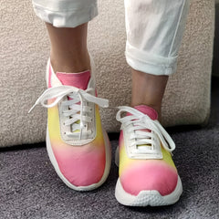 Women's Anti Slip Flat Casual Running Shoes Lightweight Outdoor Sneakers