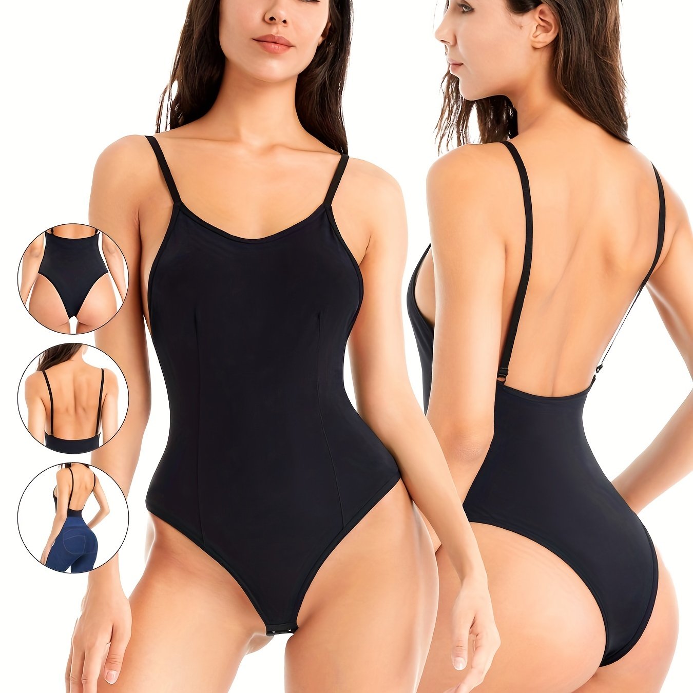 Tummy Control Butt Lifting Bodysuit Backless Body Shaper