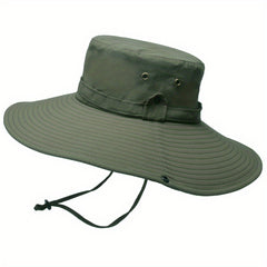 Men's Outdoor Large Eaves Fisherman Hat with Sun Protection
