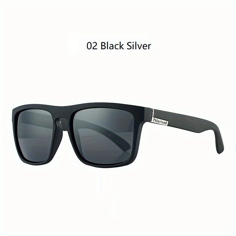 Men's Vintage Square Polarized Sunglasses UV400