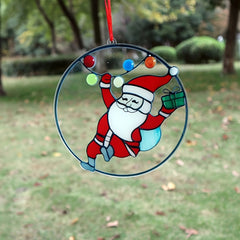 Colorful Santa Claus Christmas Decoration Pendant