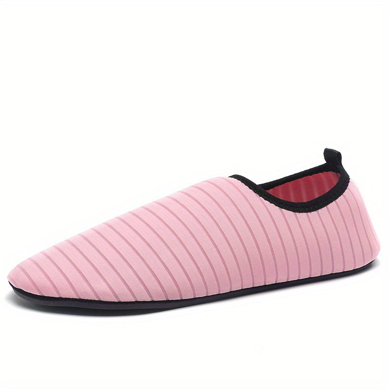 Women's Water Socks Stripes Beach Creek Shoes Slip-on Outdoor Sports Shoes