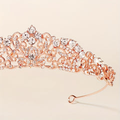 Bridal Rhinestone Headband Crown Hair Accessories Tiara Headdress