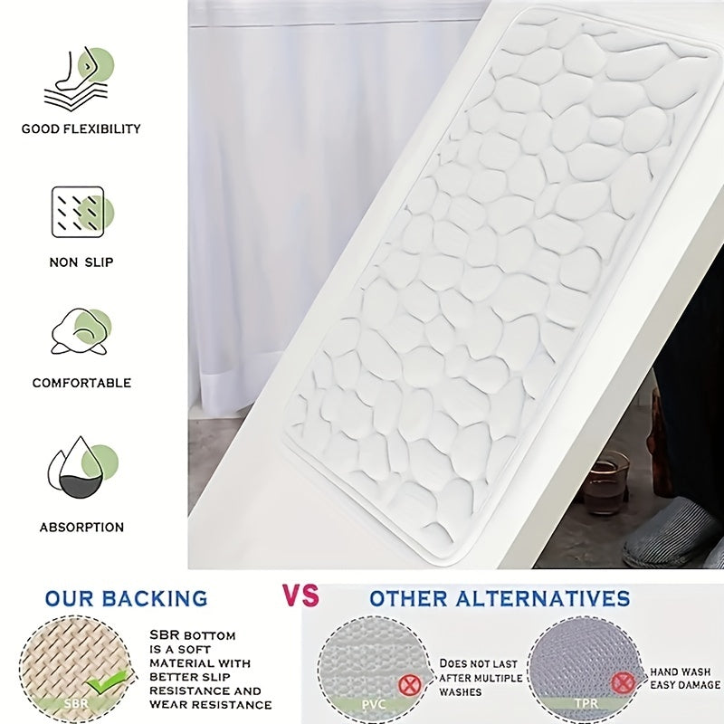 Soft Memory Foam Bath Rug Non Slip Grip 15 7 x 23 6