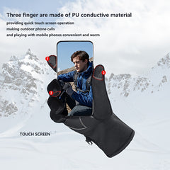 Waterproof Skiing Gloves for Men and Women - Touch Screen - Anti-Skid