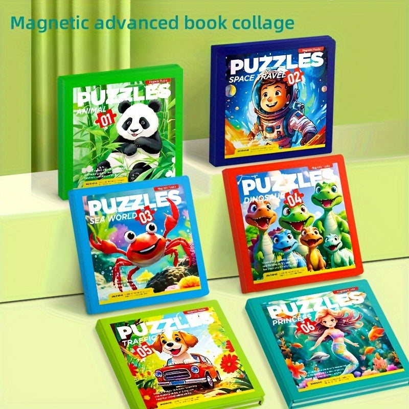 Educational Magnetic Puzzle Set for Kids 3-6 Years