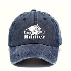 Unisex Baseball Hat Adjustable Retro Printed Hat Outdoor Fishing Hat