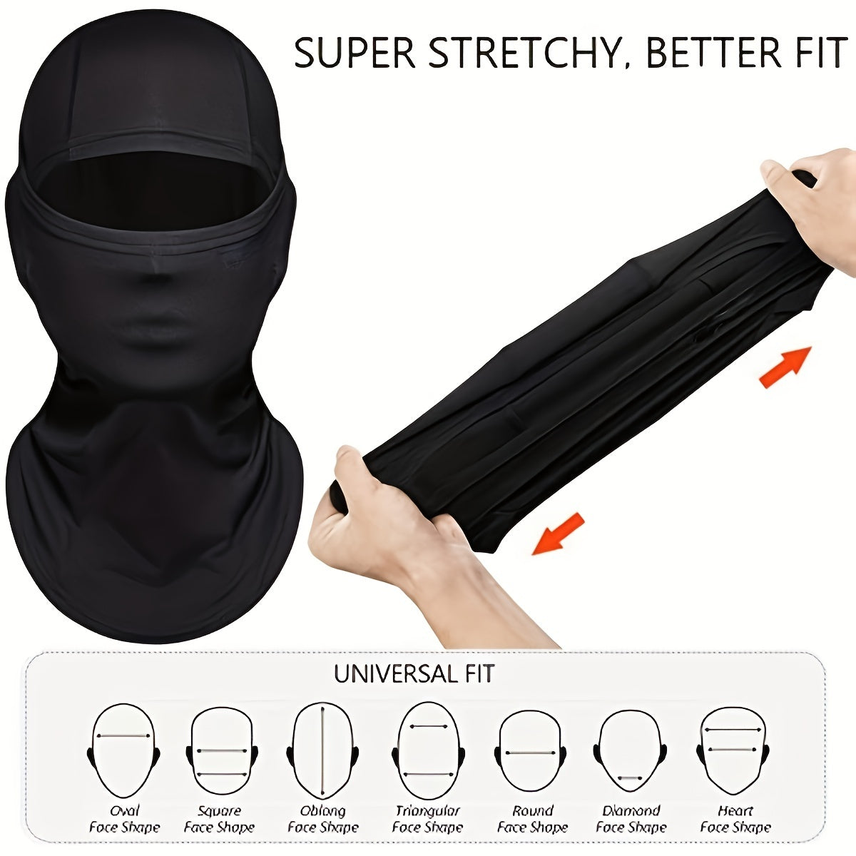 Summer UV Protection Balaclava Face Mask for Men and Women