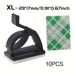 Desktop Cable Clips Self Adhesive Wire Organizers for Home Data