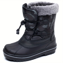 Warm Fleece Cozy Snow Boots for Boys