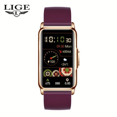 LIGE Smart Watch Unisex Sports Modes Weather Forecast Music Control Fitness Trac