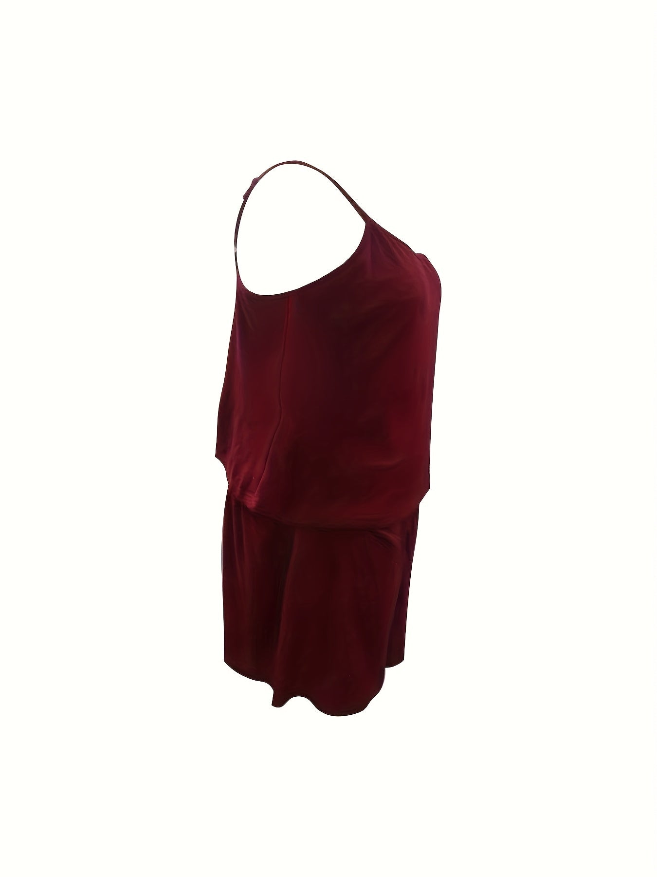 Ribbed V Neck Cami Top & Shorts Set