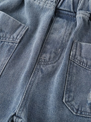 Boy's Ripped Jeans for Spring Autumn