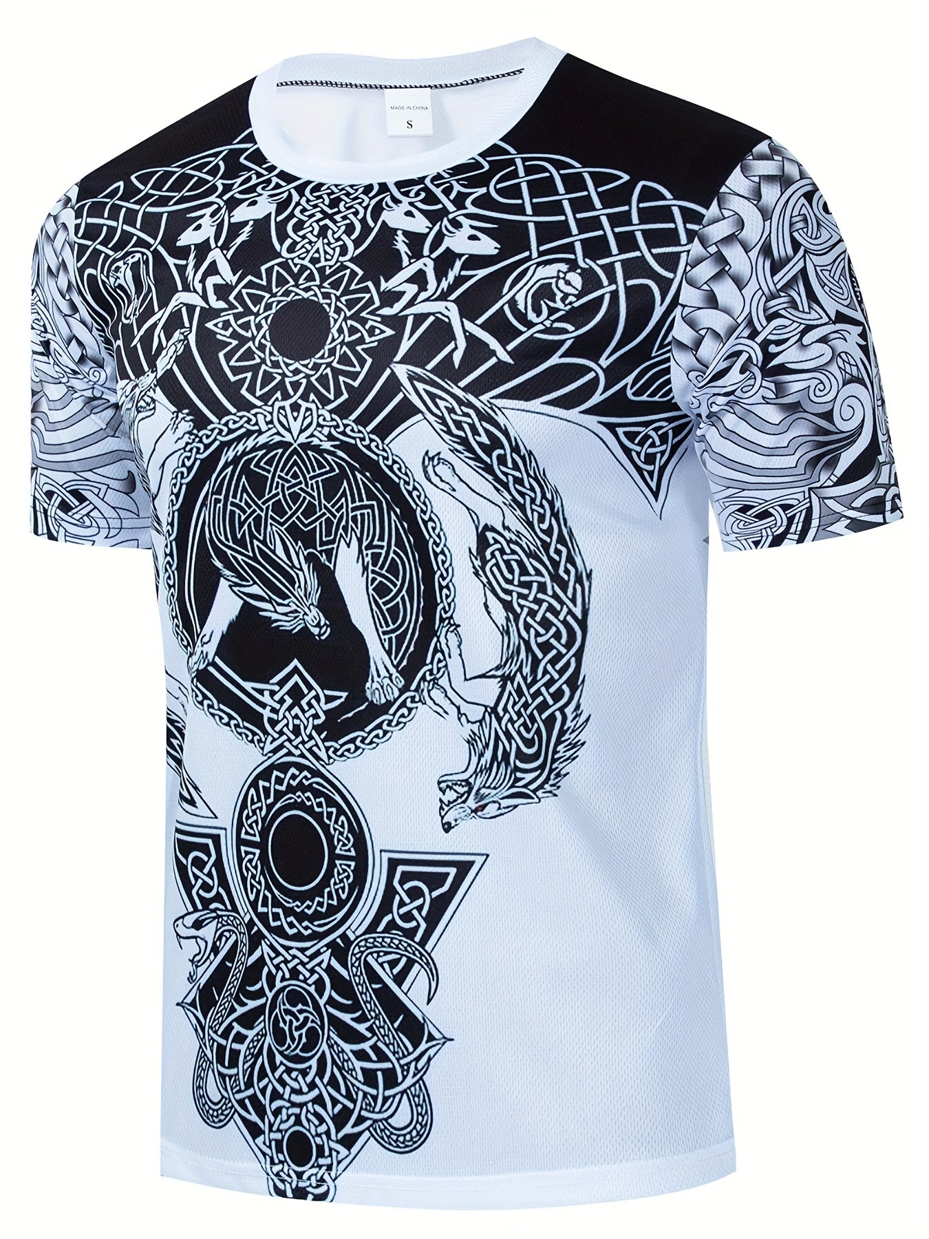 Men's Animal Graphic T Shirt 3D Print Breathable Stretchy Summer Outdoors