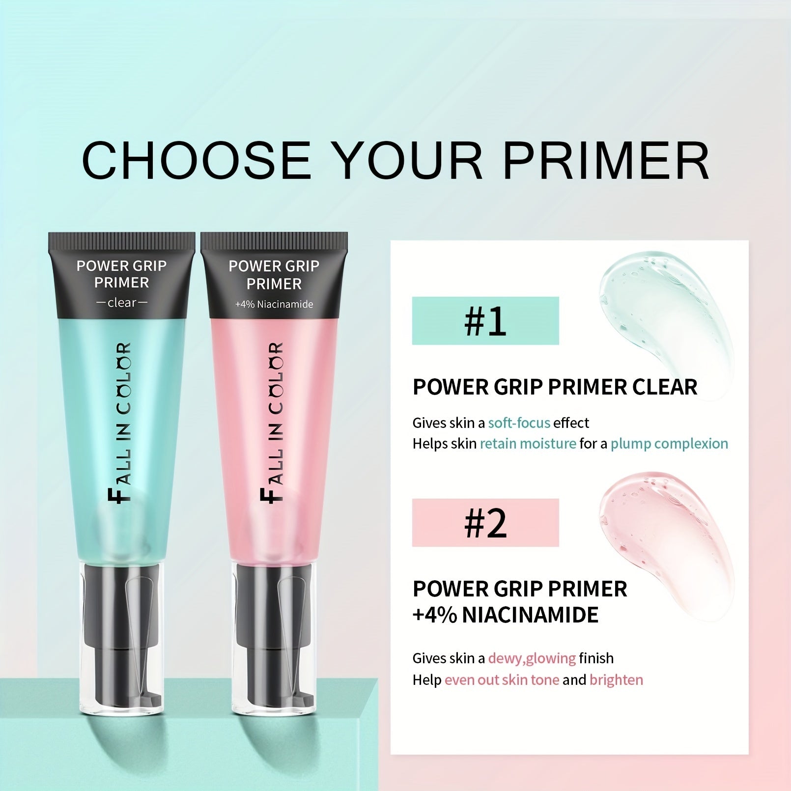 Hydrating Makeup Primer Gel Brightens Skin Tone Before Foundation