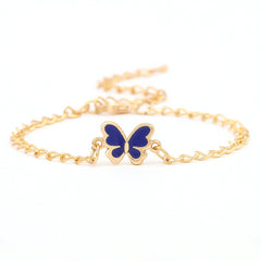 Butterfly Pendant Chain Bracelet Adjustable Minimalist Jewelry for Women