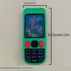 Cellphone Water Ring Game Colorful Handheld Phone Game Water Ring Toss Fun Toy