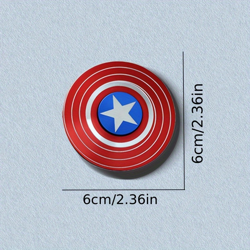 2pcs Web Hero Fidget Spinners Metal Thumb Spinners with Web Stress Relief