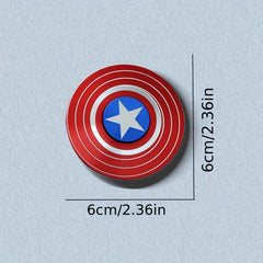 2pcs Web Hero Fidget Spinners Metal Thumb Spinners with Web Stress Relief