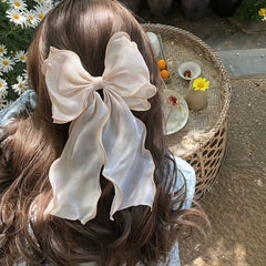 Princess Ribbon Bow Hair Clips for Parties & Performances
