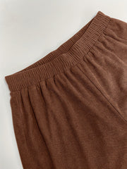 Corduroy Jogger Pants for Women Elastic Waist Casual Solid Comfy