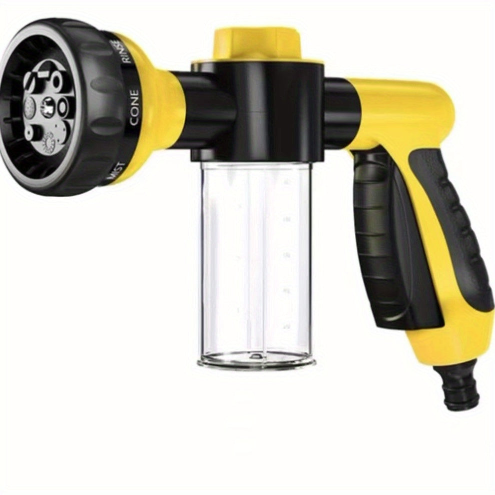 Car Wash Foam Sprayer with Soap Reservoir and Hose Nozzle