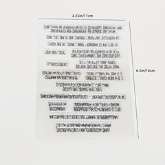 Cartoon Silicone Transparent Seal for DIY Scrapbook