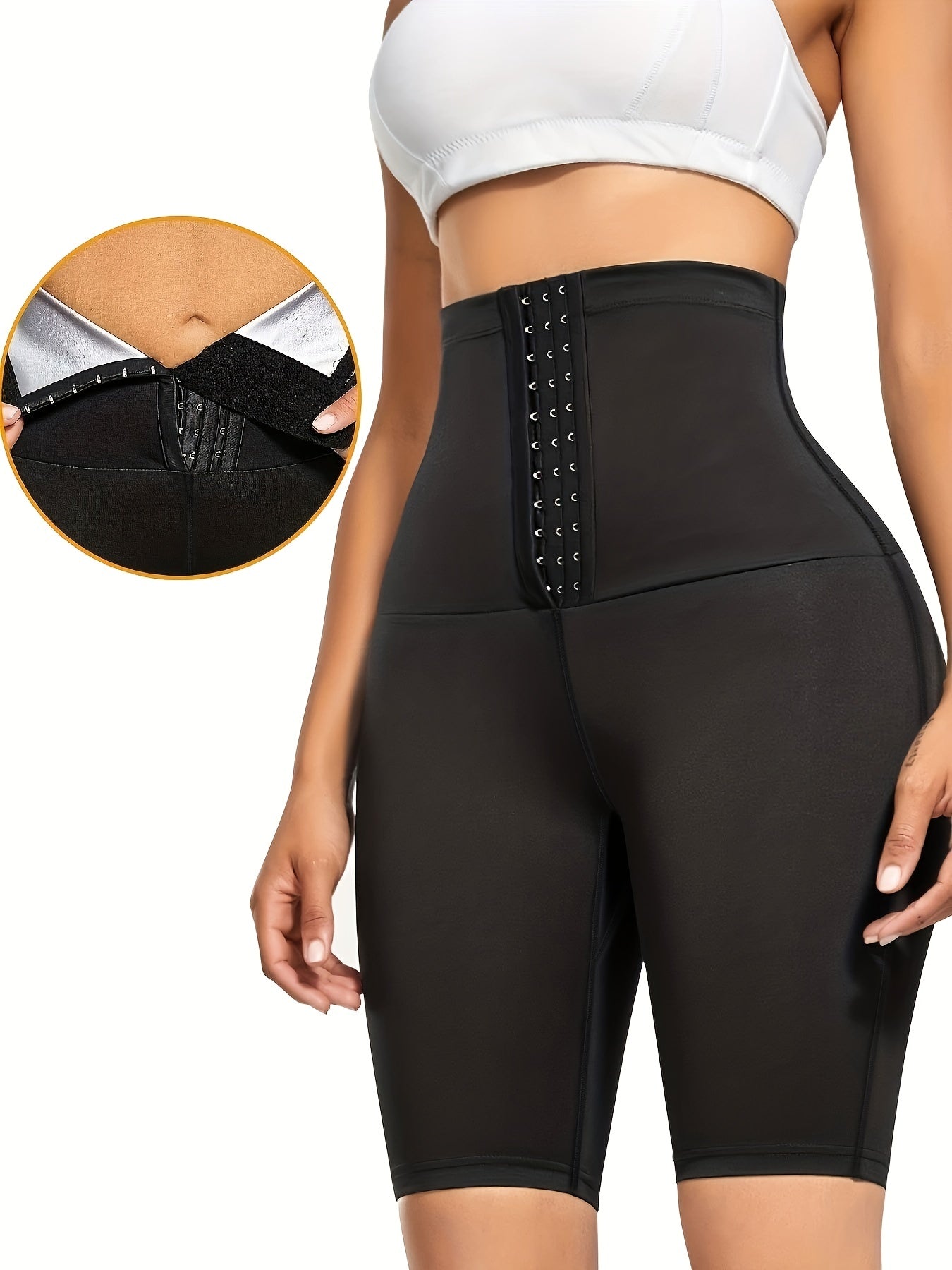 Sauna Slimming Shorts High Waist Fitness Body Shaper Training Pants