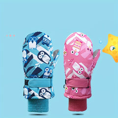 Thickened Windproof Waterproof Ski Gloves - Keep Hands Warm At 30 C