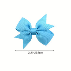 20pcs Small Bowknot Hair Clip Baby Girl Hair Accessories