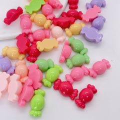 10pcs Random Mixed DIY Candy Earrings Hair Accessories Resin Charms