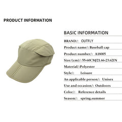 Men's Foldable Sunshade Baseball Cap Fisherman Hat