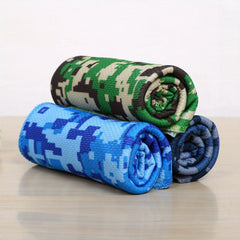 3 Pack Camouflage Print Towels for Heatstroke Prevention