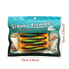 T Tail Soft Bait PVC Biomimetic Bait for Fishing