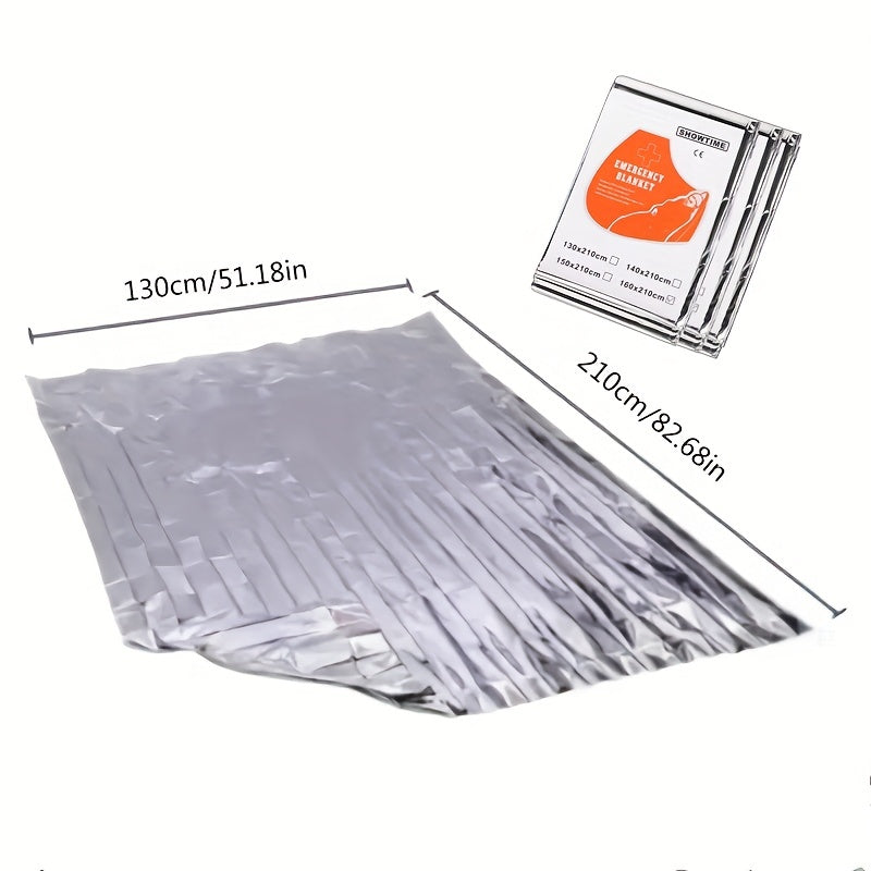 3pcs Windproof Waterproof Thermal Blanket for First Aid Outdoor Camping