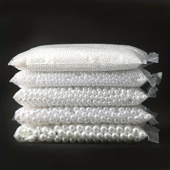 2000pcs Gorgeous & Beige Pearl Beads 6 8 10 12mm DIY Bracelet Necklace Hairpin