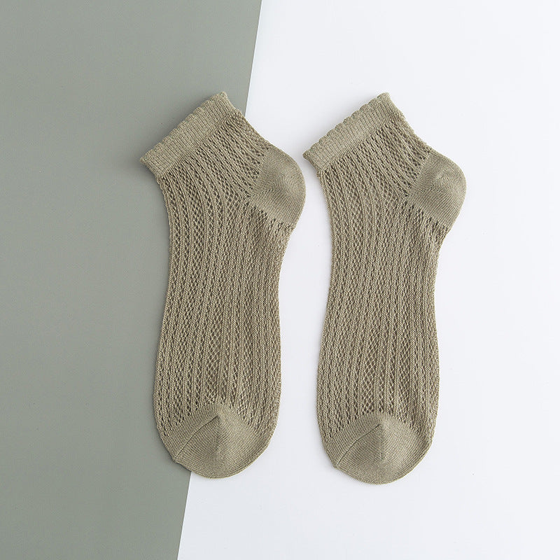 Women's Sweet Lace Boat Socks, Ultra Thin & Breathable