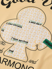 Letter Print Pajama Set Long Sleeve Top & Lounge Pants