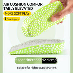 1.5-Inch Height Increase Insoles Soft Elastic Breathable 38in