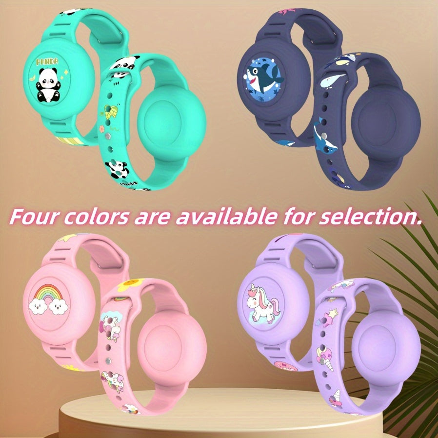 Concealed Silicone Airtag Wristbands - Anti Loss Protection Bands