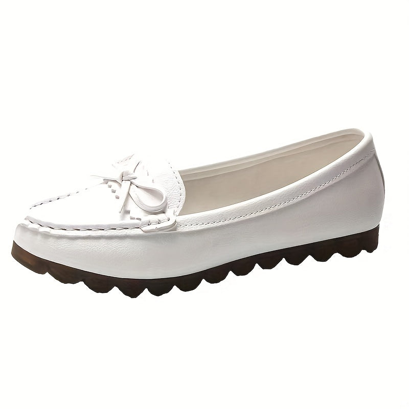 Women's Bowknot Flat Shoes Casual Soft Sole Loafers