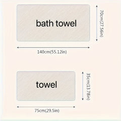 Soft Cotton Hand Towel for Home & Hotel, Absorbent & Skin-friendly