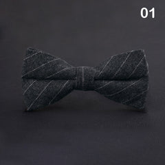 Striped Butterfly Bow Ties Cravat For Wedding Party