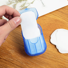 Portable Soap Flakes 10 Boxes 200pcs Travel Hand Washing Cleaning Soap