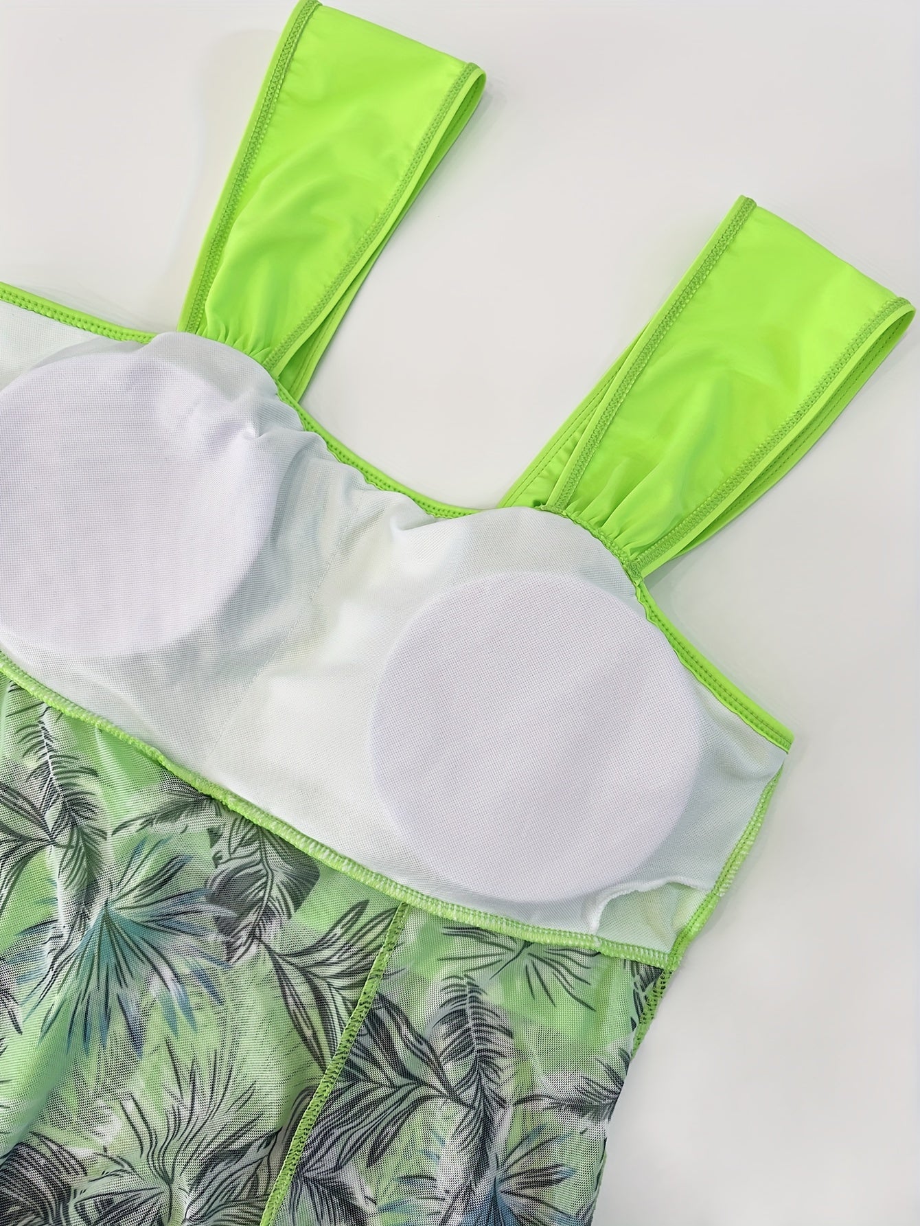 Tropical Print Boho Tankini Set