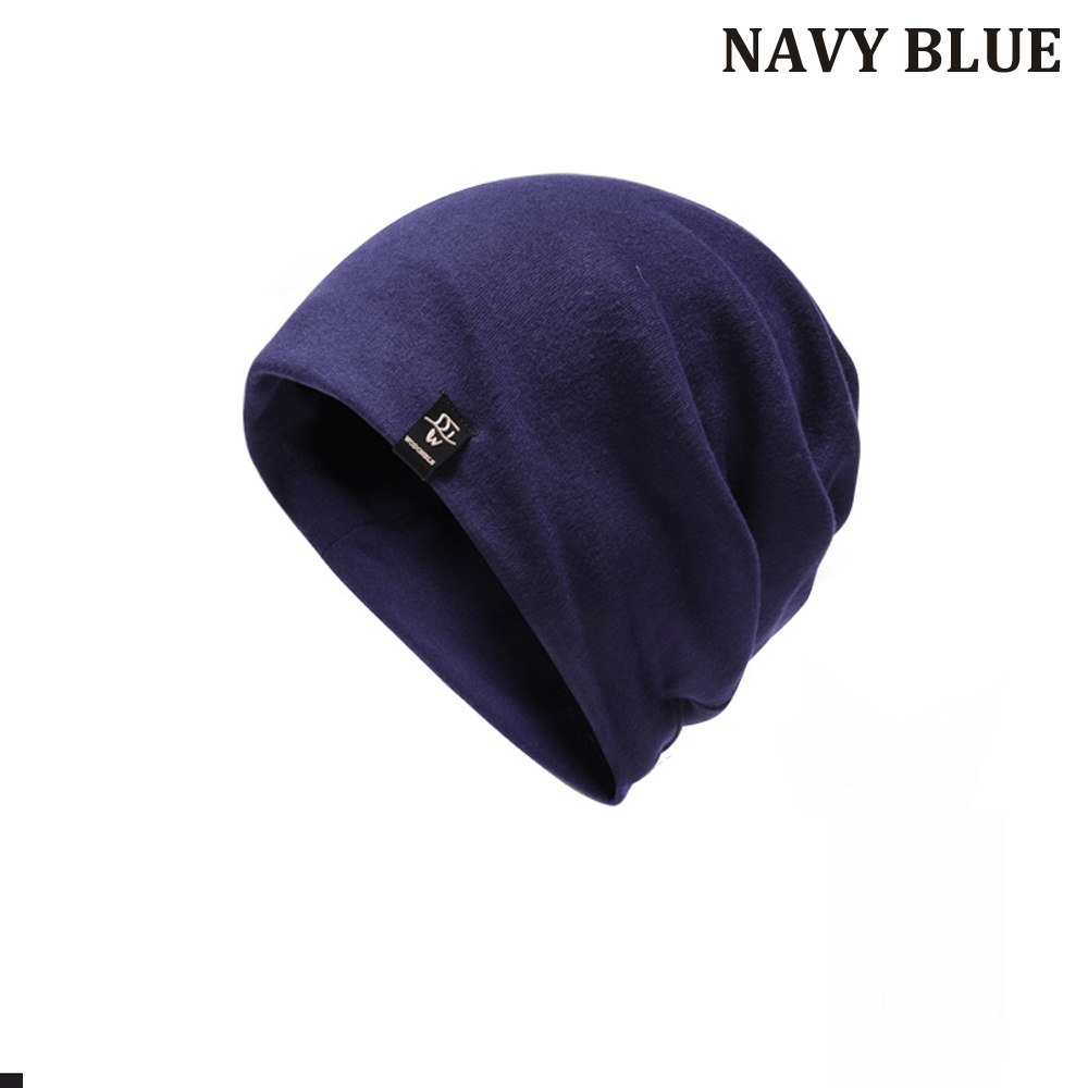 Men's Thin Cotton Beanie Hat Winter Cap