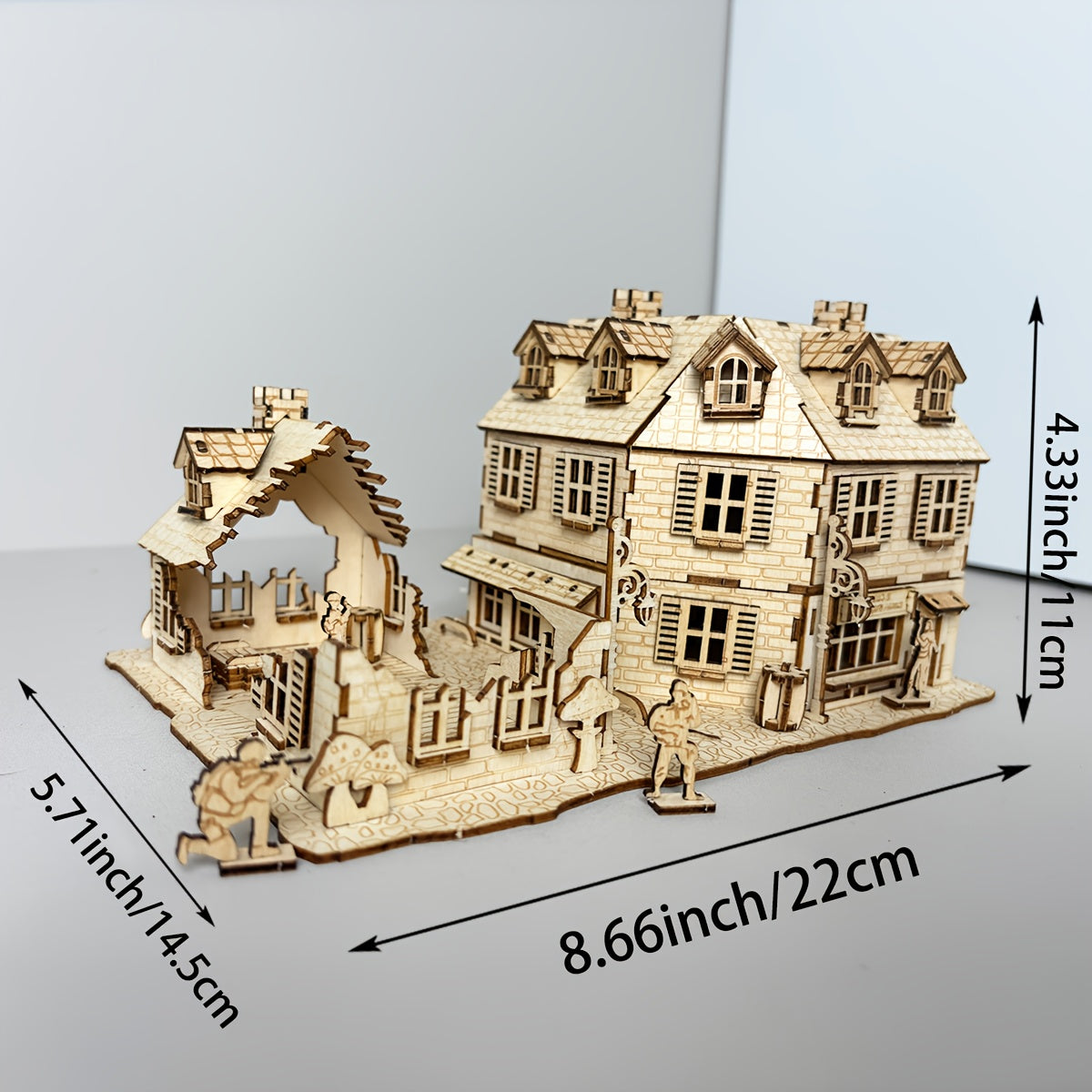 3D Wooden Treehouse Puzzle Model DIY Assembly Gift
