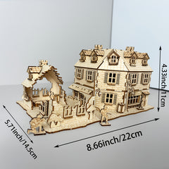 3D Wooden Treehouse Puzzle Model DIY Assembly Gift
