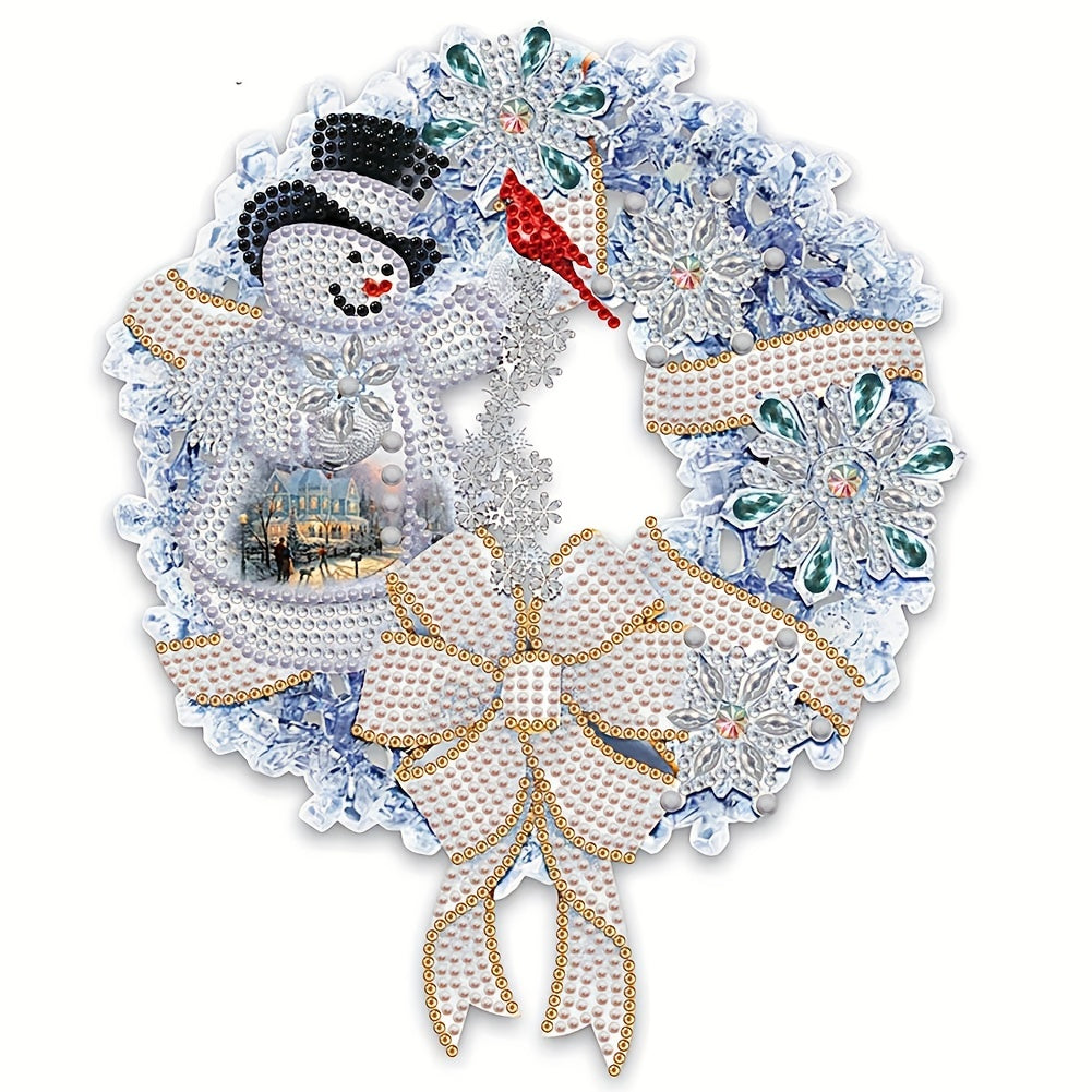 5D Christmas Snowman Diamond Painting Kit for Adults